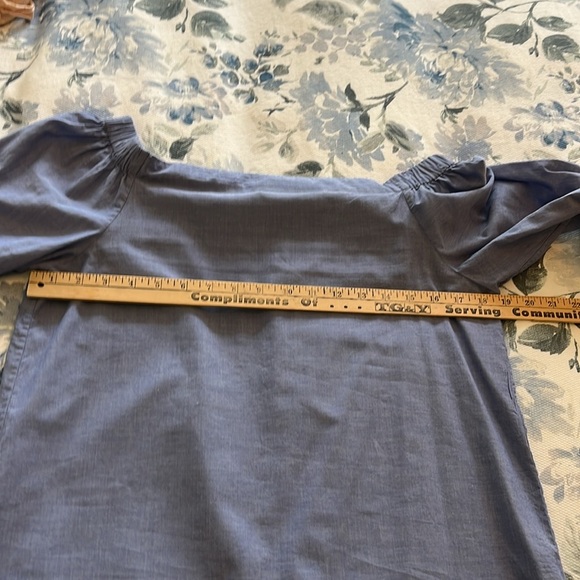 Theory periwinkle top - Picture 9 of 10